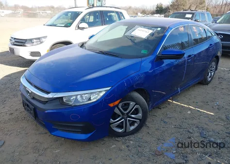2017 Honda Civic Lx from USA, damaged, VIN 2HGFC2F54HH522882